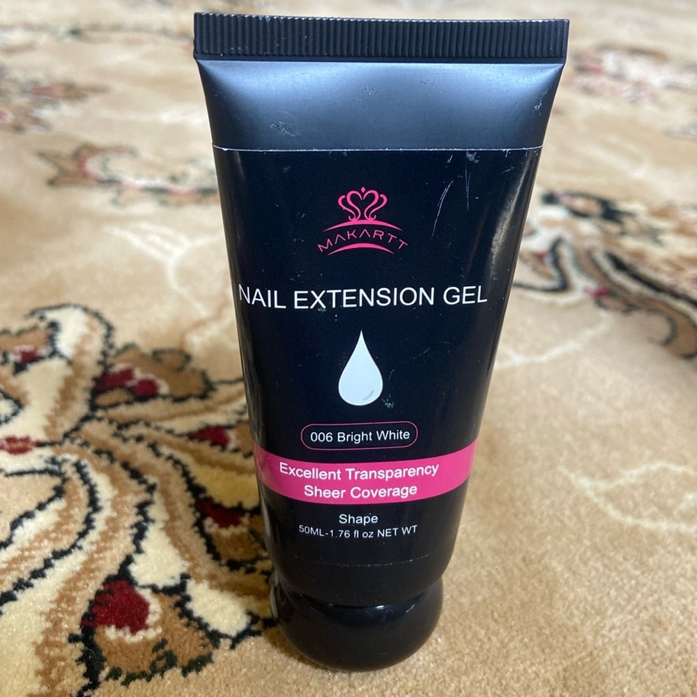 Makartt polygel in 006 Bright White! Full size! NWT!
